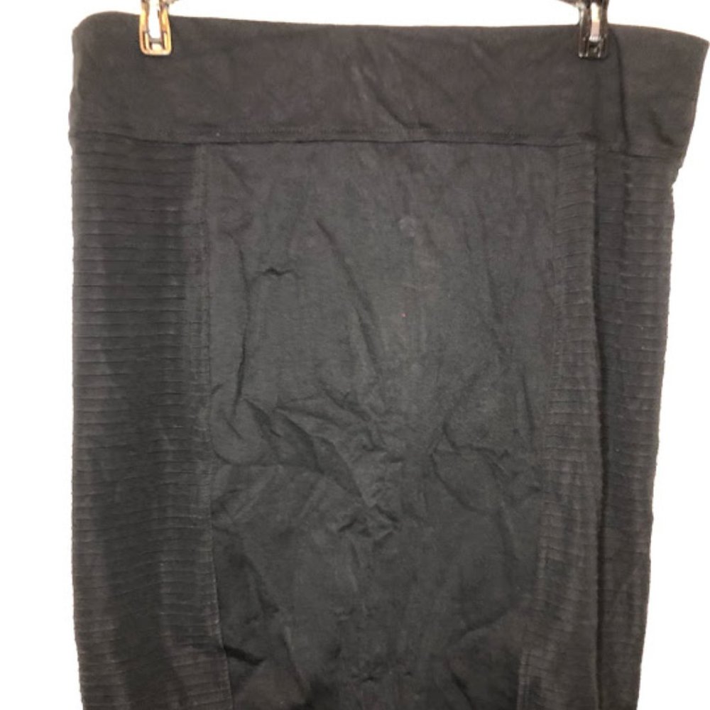 Black Zippered Skirt